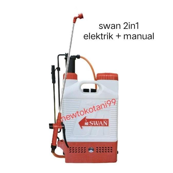Sprayer SWAN MTB 2in1 elektrik dan manual tangki semprot double elektrik dan manual dari SWAN