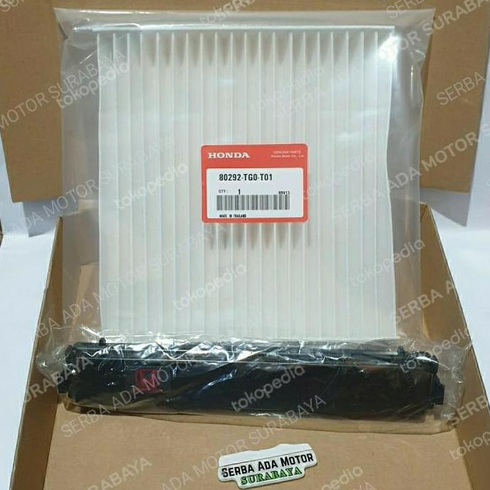 PAKET FILTER AC MOBIL HONDA BRIO MOBILIO BRV HRV PLUS TUTUP FILTER AC