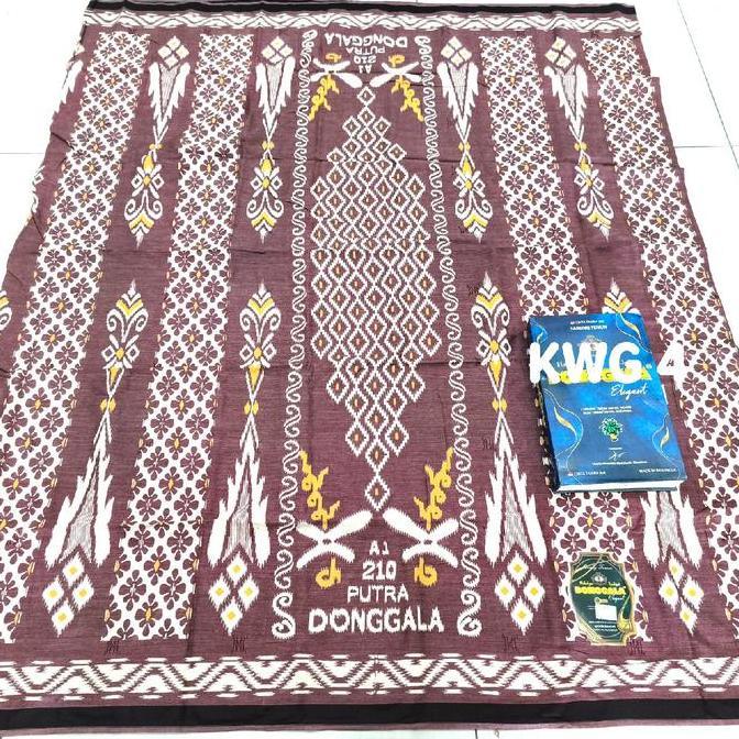Spesial Sarung Putra Donggala Kawung Rayon Halus Muslim Dewasa