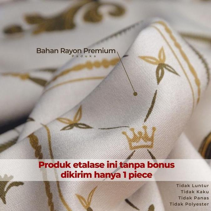 Miliki [Satuan] Sarung Paduka [Rayon Premium] - Tanpa Bonus Batik Paduka Printing Premium Pria Dewas
