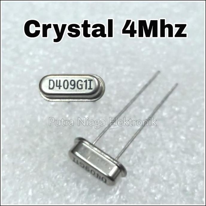 Update (1) Xtal oscillator mini 4Mhz Kristal 4.000 Crystal 4 Mhz putran1a Murah