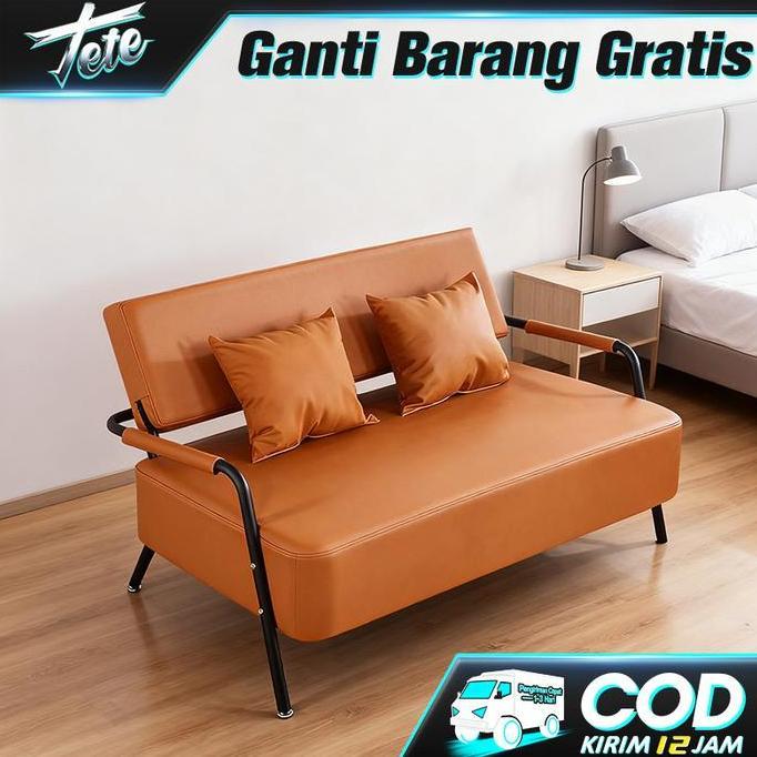 TETE_1 Sofa Bed 2 Seater Nyaman Kuat Ruang Tamu Minimalis Modern Elegan Sofa Tidur untuk Ruang Tamu 