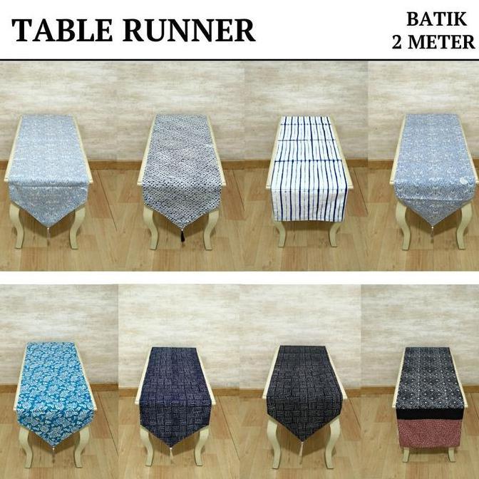Taplak Meja / Table Runner / Taplak Meja Panjang / Bed Runner Batik 2 Meter