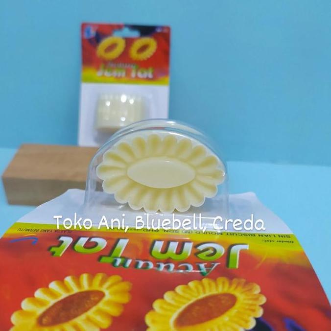 Cetakan Nastar No.172 Oval / Acuan Kue Jem Tat , 4.5 x 2.7 cm