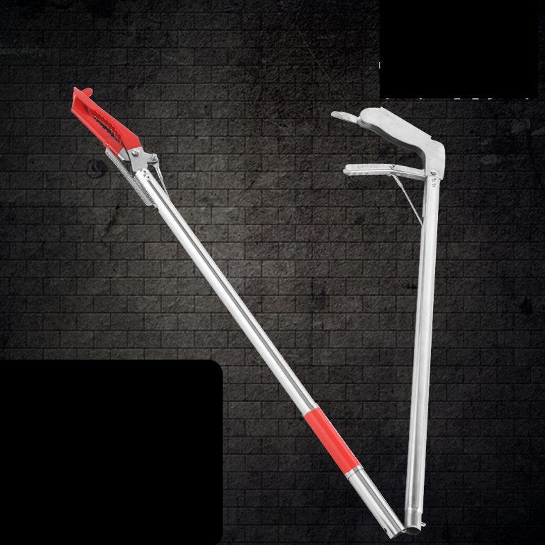 Zea - Tongkat Belut/Penjepit Belut Ular /Alat Penangkap Penjepit Bahan Stainless Kuat 75Cm - Gratis 