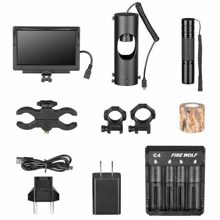 Night Vision Riffle Scope Kamera Inframerah Led Ir 850Nm Tahan Air Perangkat Penglihatan Malam Berbu