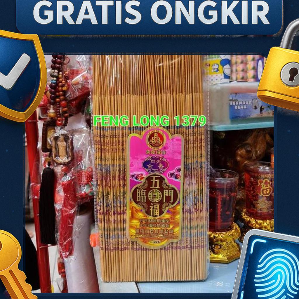 Hio Dupa Stik Emas Tulisan Chinese 3Mm | Hio Dupa Sembahyang