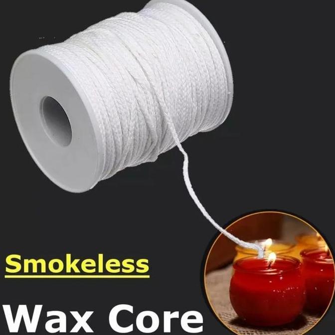 Sumbu Lilin Bahan Katun Gulungan 61m