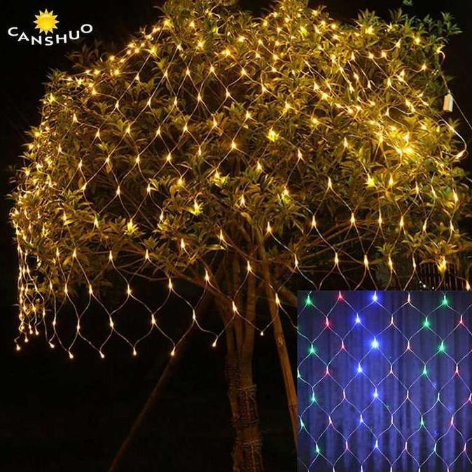 Lampu Hias Dekorasi Taman Jala Jaring Net LED Lampu Natal Outdoor
