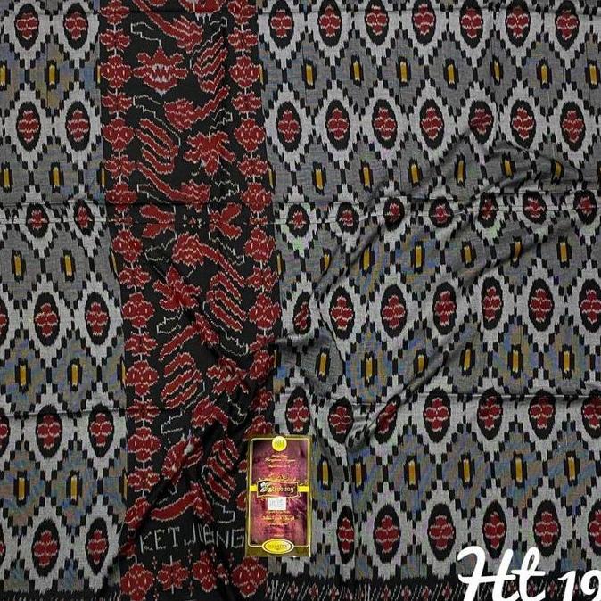 Miliki [Hitam] Sarung Ketjubung Goyor Fiber Atbm Jumbo Hitam Sarung Goyor Ketjubung Jumbo Atbm Jahit