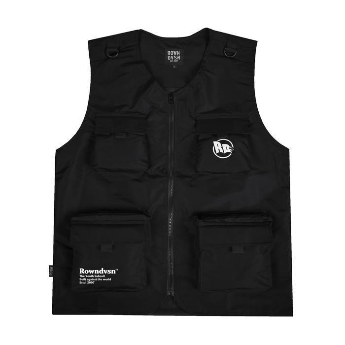 Rown Division Storage Vest Jaket France Black Terlaris Best Quality 100% Original