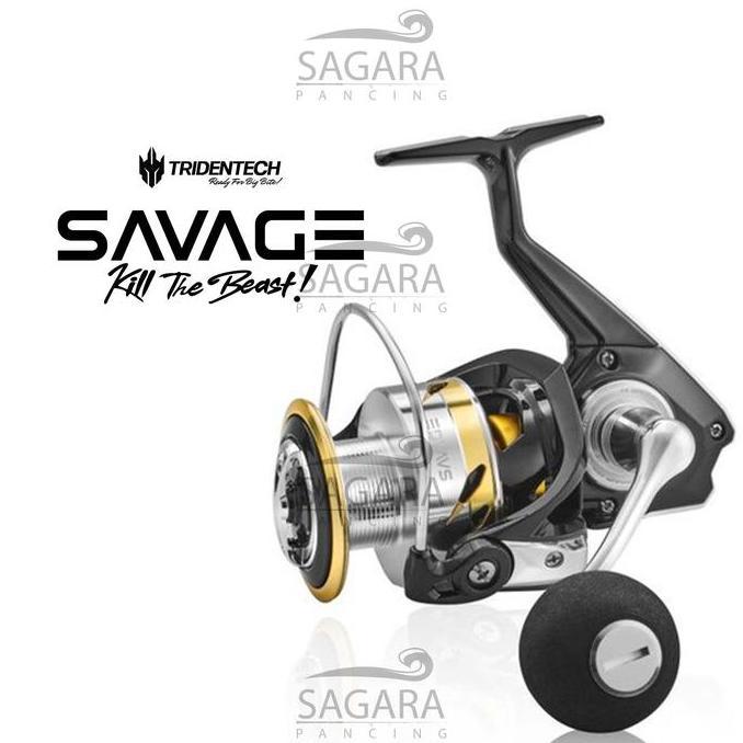 Reel Tridentech Savage Reel Pancing Spinning Power Handle