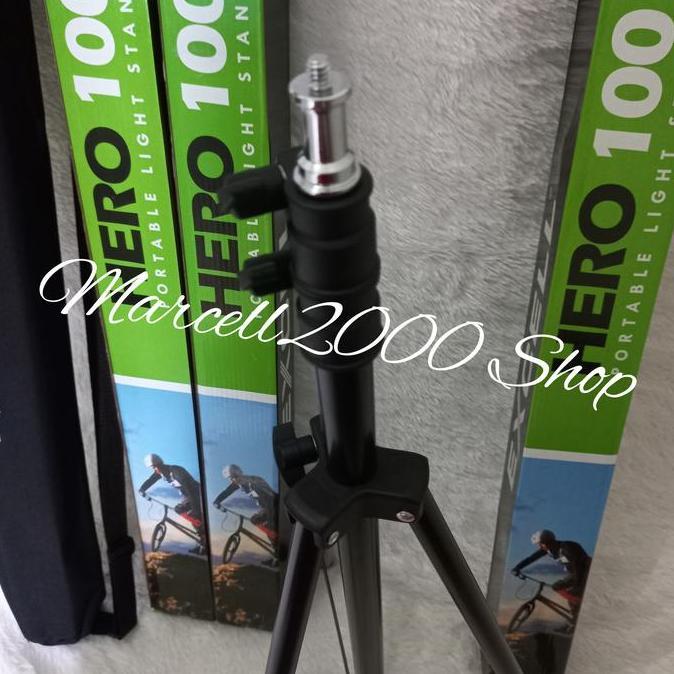 TERMURAH - Tripod lampu/ LightStand EXCELL HERO 100 Original excell