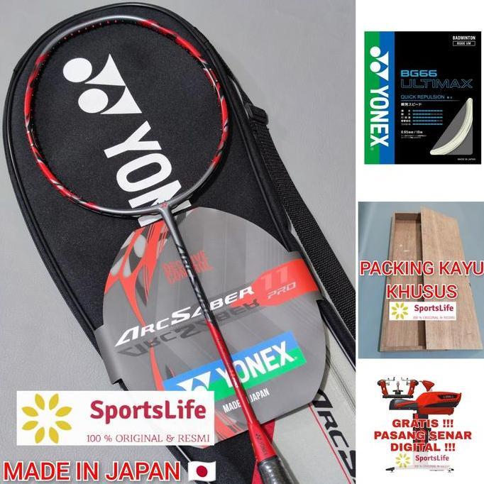 RAKET BADMINTON YONEX ARCSABER 11 PRO ORIGINAL MADE IN JAPAN