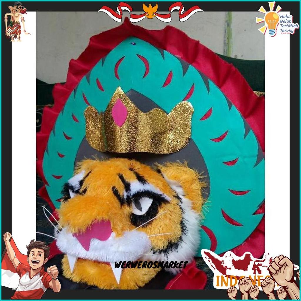 Barongan Macan Kuning Lengkap. Siap Kirim