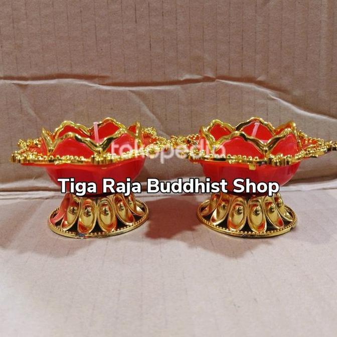 Lilin Sembahyang Teratai Sepasang