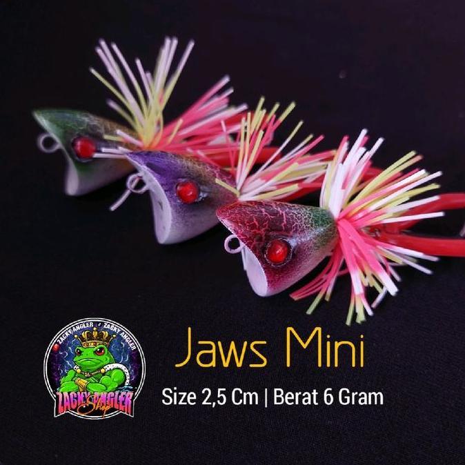 Jaws Mini 2,5 Cm Lure Umpan Casting Gabus