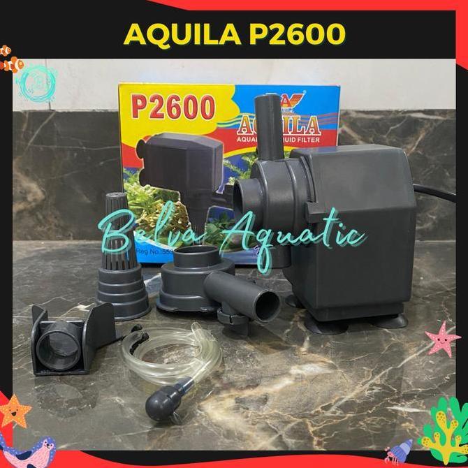 BEBAS ONGKIR - AQUILA 2600 Pompa Celup Pompa Aquarium Pompa Hidroponik Aquila P-2600