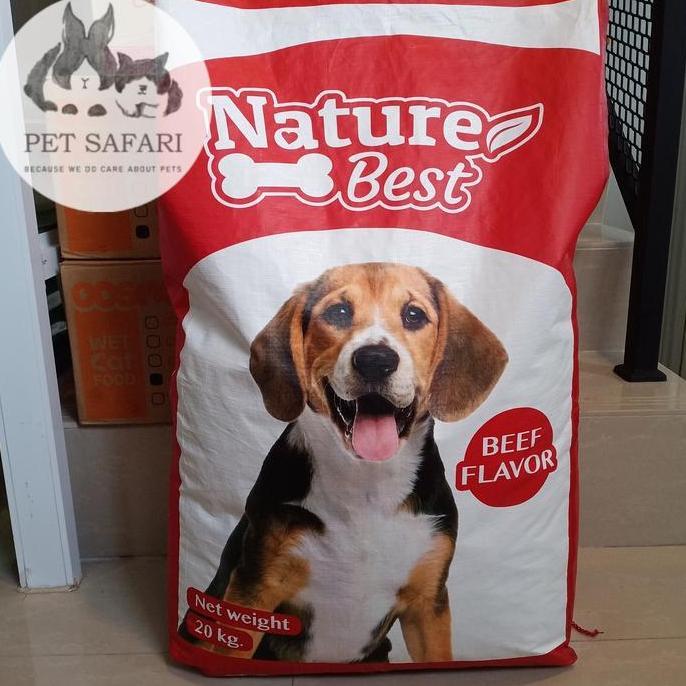 Makanan Anjing Favorit Dan Ekonomis Nature Best Beef 20kg