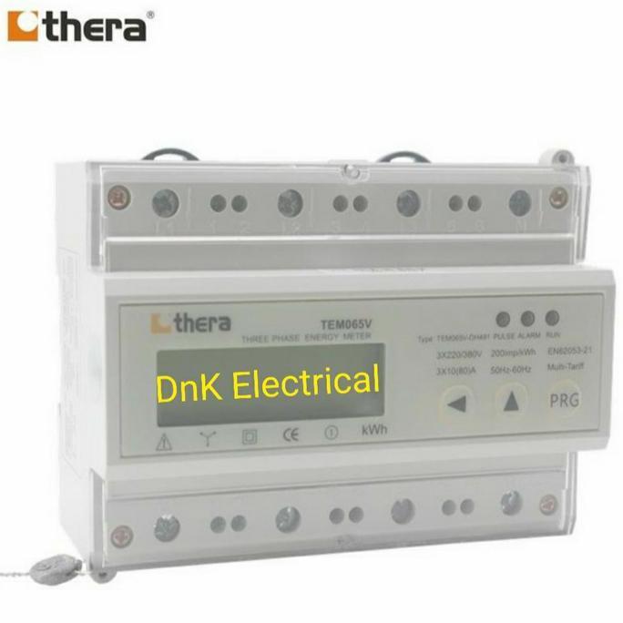 NEW KWH Meter 3 Phase Direct (Digital/LCD) Modbus THERA TEM065V-DH491