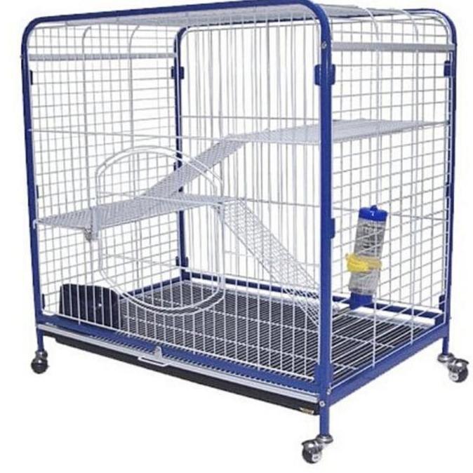 Kandang Octagon C-221 Kandang Tingkat 2 Lantai Kandang Kucing/Musang