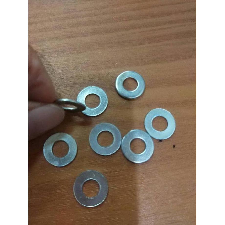 RING PLAT 3 MM GALVANIS PER PACK 100PCS