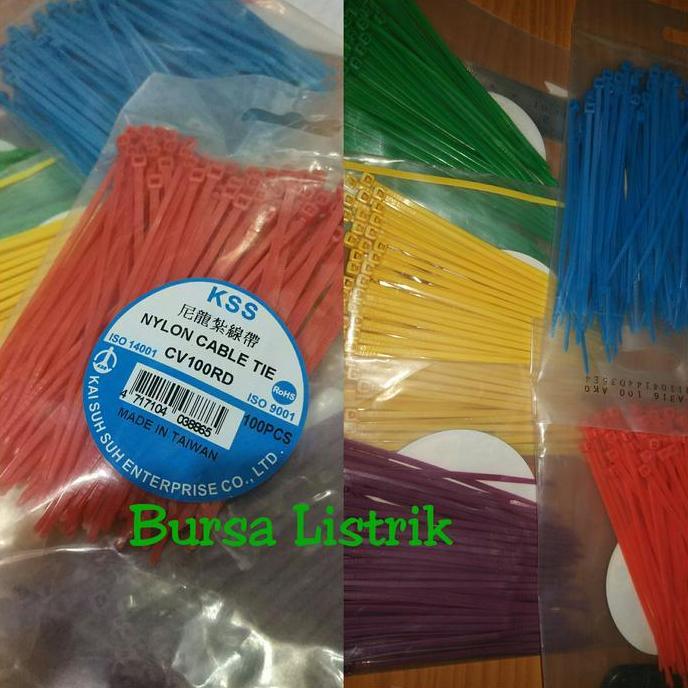 KABEL TIES 10 CM KSS WARNA TIES PENGIKAT