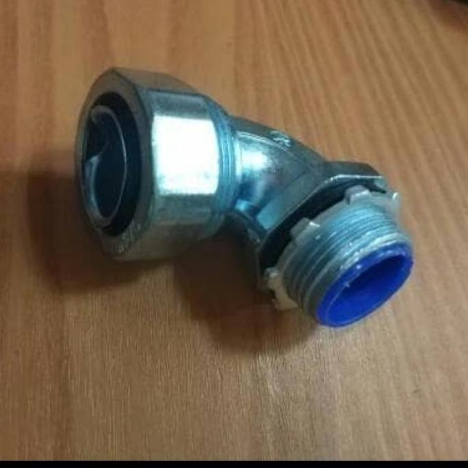 DWJ-1/2" ELBOW KONEKTOR FLEXIBLE CONDUIT TO BOX