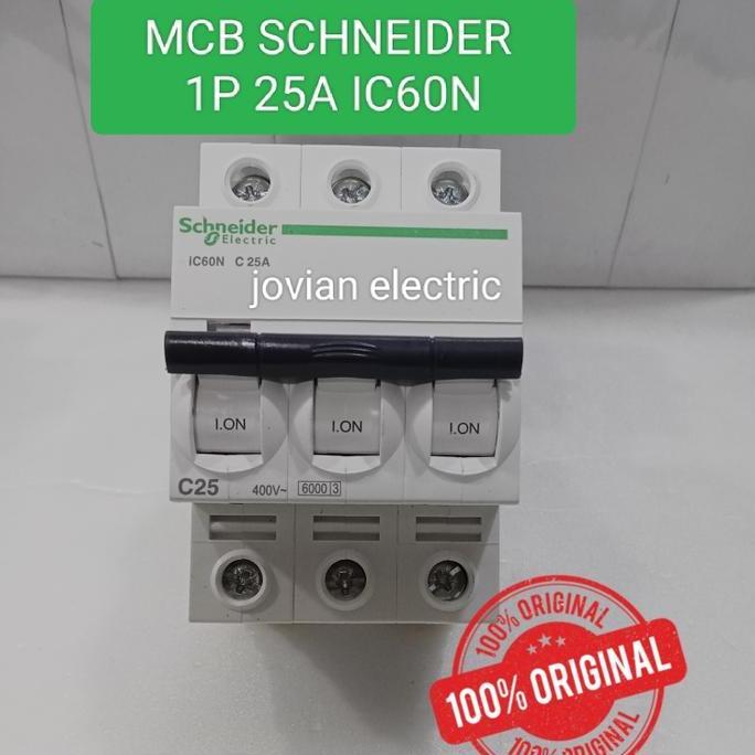 Mcb 3P 25A Schneider Original Diskon