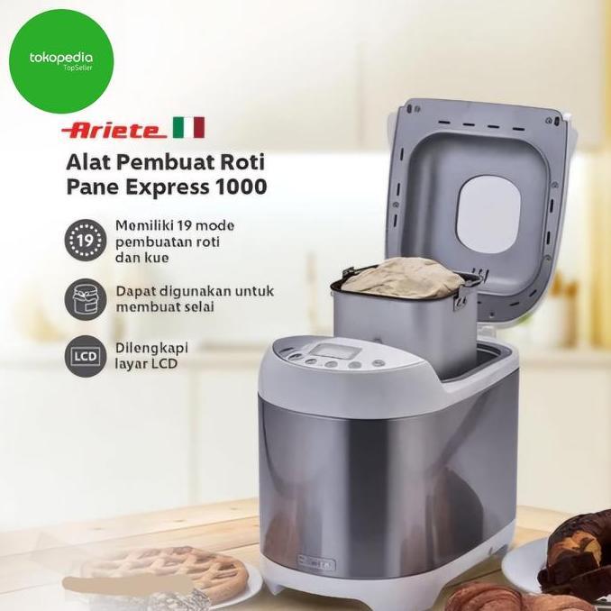 Ariete Mesin Pembuat Roti Otomatis BREAD MAKER Promo Premium