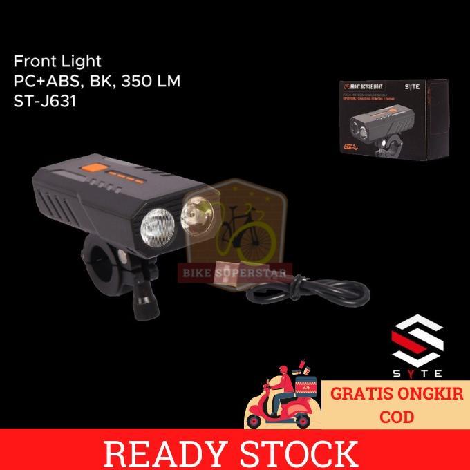 Lampu Depan Sepeda Syte ST-J631 350 Lumen