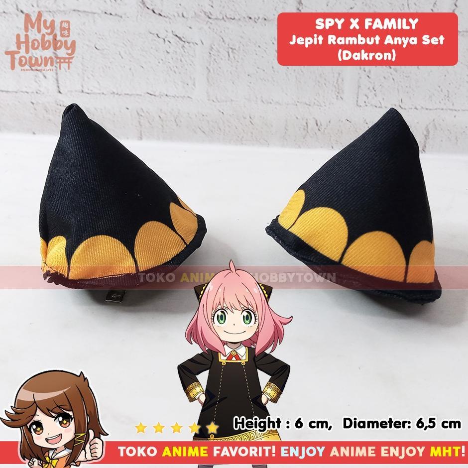 Jepit Rambut Anya Forger Kostum Cosplay Property Spy X Family Dacron Promo