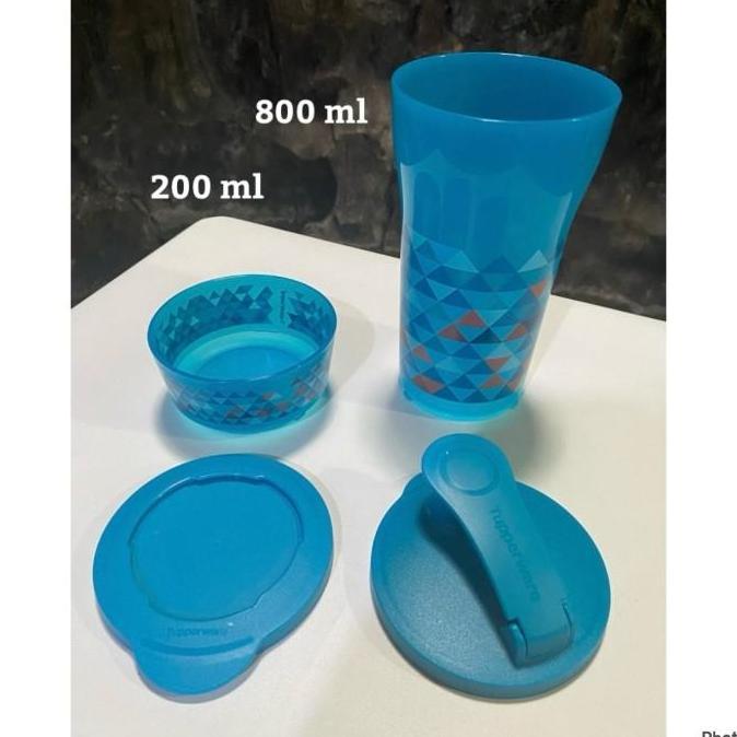Botol Minum Tupperware Ilumina Tumbler Set Import Mexico