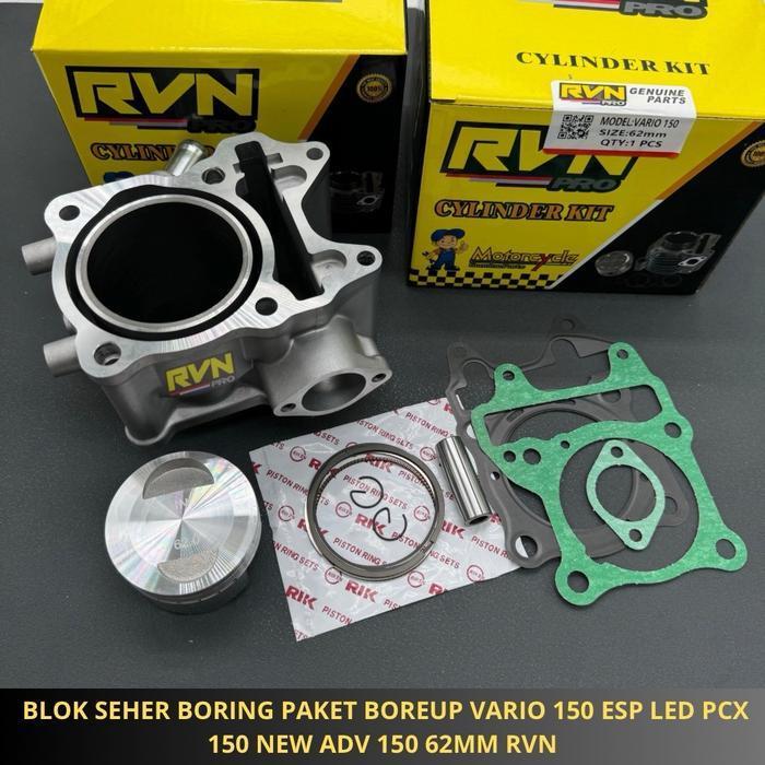 Blok Seher Boring Paket Boreup Bore Up Vario 150 125 Esp Led Pcx 150 New Adv 150 Vario 125 Led Techn