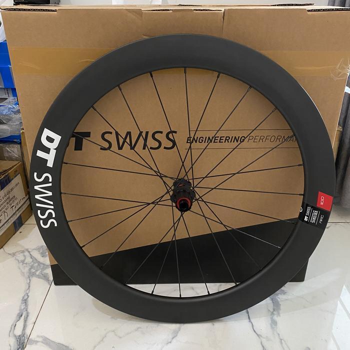 Wheelset Roadbike Dt Swiss 700C Arc1100 60 Mm Discbrake Original Dan Terpercaya