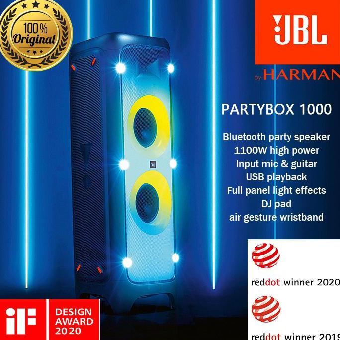 Terlaris Jbl Partybox 1000 Speaker Bluetooth Partybox1000 High Power