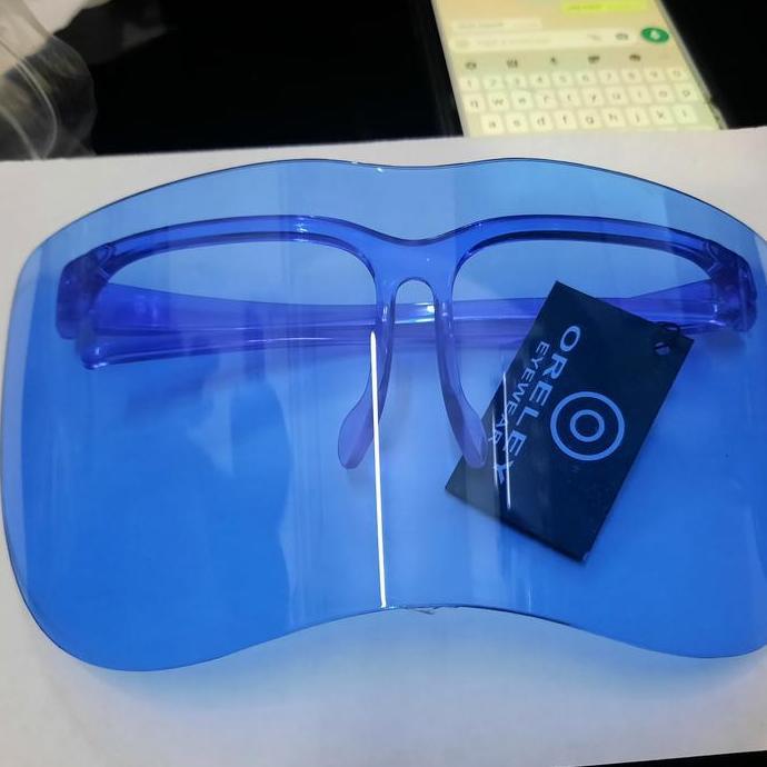 face shield half face acrylic