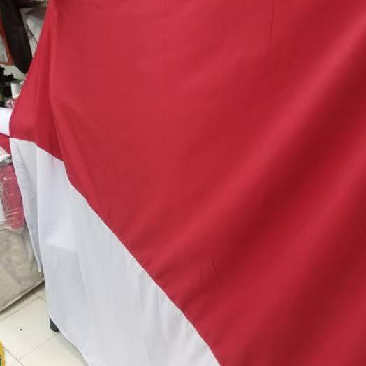 Terjangkau Bahan Kain Bendera Katun Tc Merah Putih Yard Gulungan Indonesia Murah