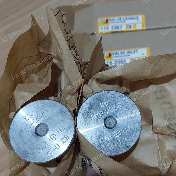 Valve Intake 115-2368 & Valve Exhaust 115-2367 Cat 3400 Series Genuine