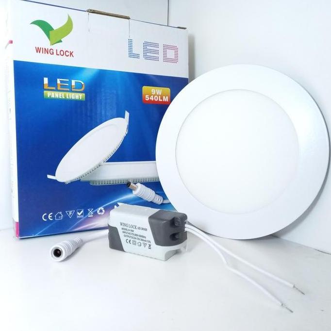 Lampu Downlight Led 9 Watt Kuning Lampu Panel Led 9W Bulat Inbow