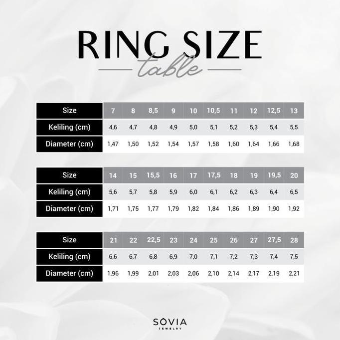 Cincin Nikah Couple Palladium 5% dan Emas Putih 10% SV-120 Sovia Jewelry