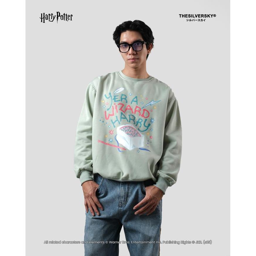 Thesilversky Harry Potter Birthday Wizard Crewneck | Official Sweater Hp Termurah Best Quality 100% 