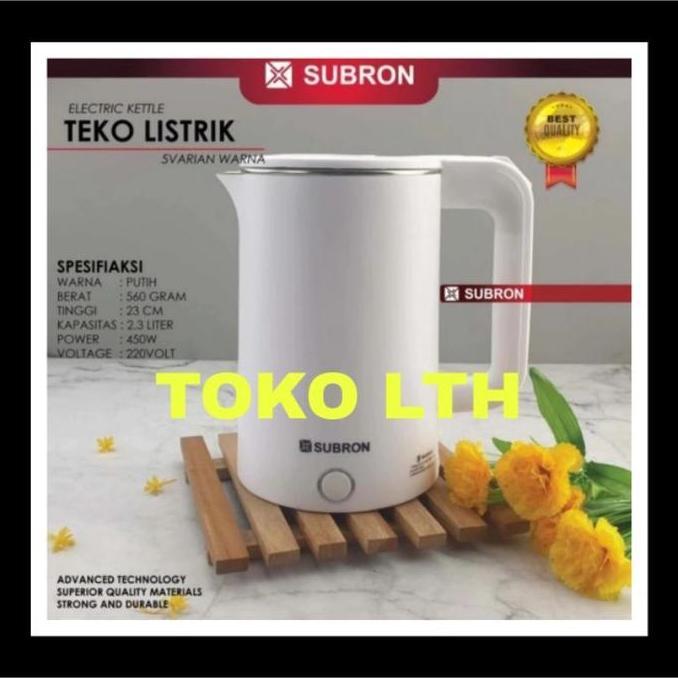 New- SUBRON TEKO TERMOS LISTRIK 2.3 LITER PEMANAS AIR KETEL