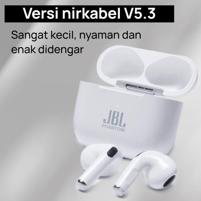 Original JBL-Phantom 4th Upgrade TWS Sound Wave Shockwave TWS - Bass kuat tahan air segala cuaca dan