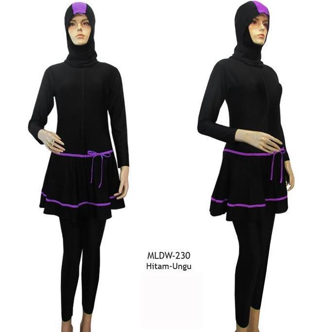 Promo Baju Renang Muslim Jumbo Bahan Lycra Premium Size 4L - 7L Mljb230 Cod