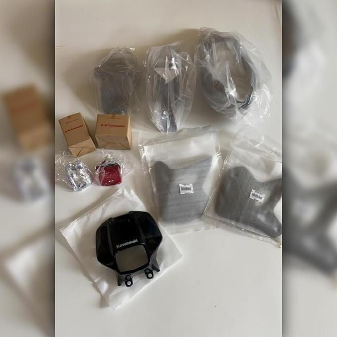 COVER BODY FAIRING PLASTIC SET KAWASAKI KSR110 KSR OLD KSR80 KSR2 ORIGINAL DAN TERPERCAYA