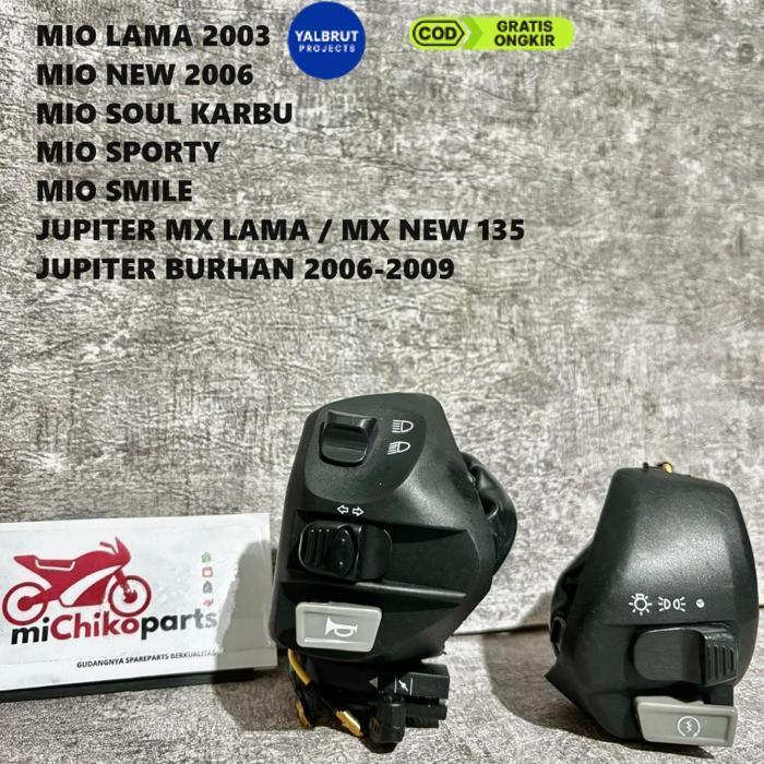 Berkualitas Sepasang Holder Saklar Kiri Kanan Mio Series Jupiter Mx Lama New Jupiter Z 2006 2007 200