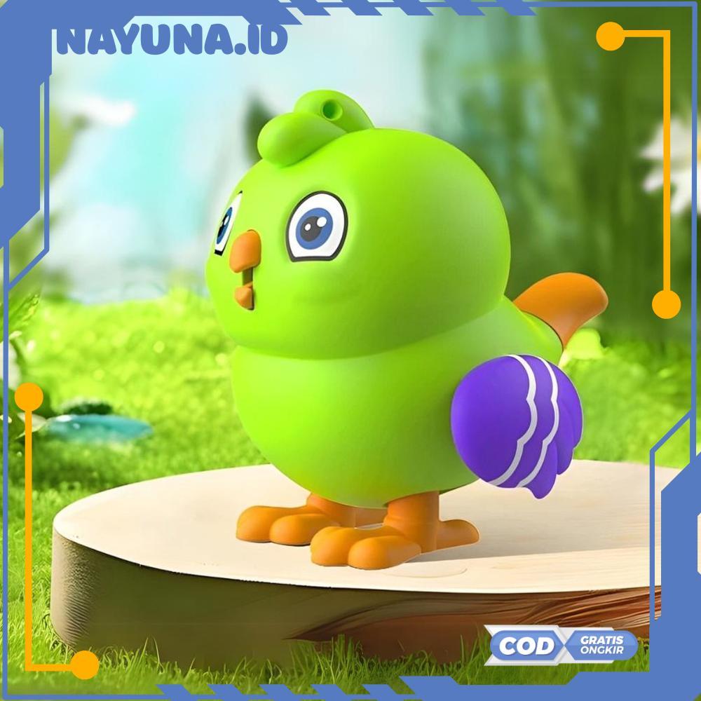 Peniru Suara Burung Gerak | Jam Mainan Burung Bunyi | Mainan Musik Anak | Hadiah Ulang Tahun - RO30-