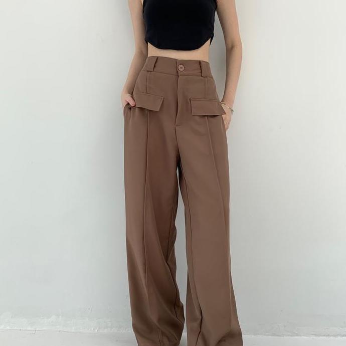 Jema pants / loose pants / kulot hhwaist / celana panjang