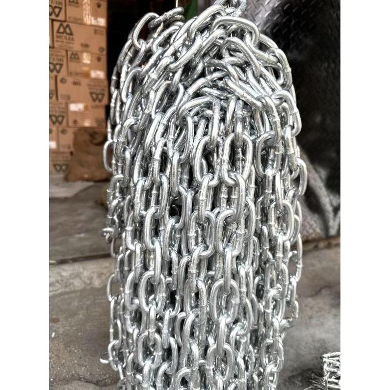 Rantai Besi/ Rantai Pagar Portal Motor Kuat Galvanized 1/8" (3mm) @1 meter